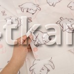 Лоскут Перкаль набивная - Игривые котята (170 см х 150 см)